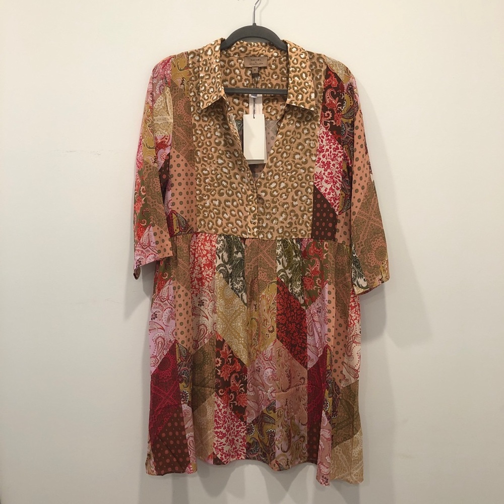 Kachel x Anthropologie Silk Paisley Tunic - Picture 2 of 4